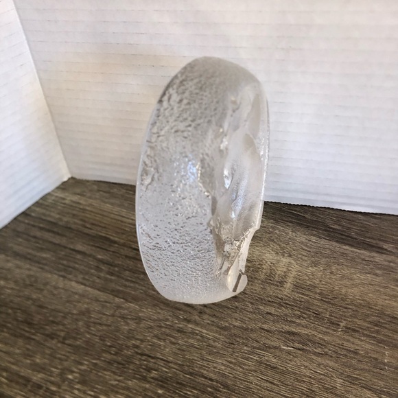 Vtg Mats Jonasson Sweden Crystal Paperweight - Picture 4 of 12